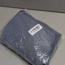 Light Blue 100% Cotton Quilted Placemats Set of 6, Rectangular Placemats Machine Washable-13x18 inches for Kitchen or Dining Table Fabric Rectangular Table Mats (13"x18")