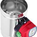 4" Motorized Duct Damper,AC 110V On/Off Backdraft Damper Control, Stainless Steel Airflow Control Damper for HVAC System