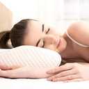 Contour Memory Foam Pillow Orthopedic Sleeping Pillows, Ergonomic Cervical Pillow for Neck Pain - for Side Sleepers, Back and Stomach Sleepers, Free Pillowcase Included (Firm & Queen) (Queen(24*15*4.8 inches), White)