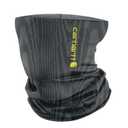 Carhartt Force All-Season Neck Gaiter, Woodgrain Print-Black/Shadow, One Size