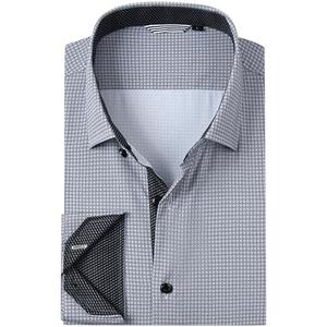 Alex Vando Mens Printed Dress Shirts Long Sleeve Regular Fit Button Down Shirt, Size: L