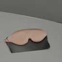 YIVIEW Sleep Mask for Side Sleeper, Complete Light Blocking 3D Pink Sleeping Eye Mask, Soft Breathable Eye Cover for Women Men, Relaxing Zero Pressure Night Blindfold