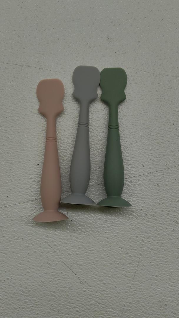 3 Pack Baby Diaper Cream Brush, Diaper Cream Spatula Applicator Silicone Baby Butt Paste Spatula for Babies, Newborn (3Packs, Color 1)