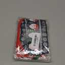 6 Pieces Christmas Dog Clothes for Small Dogs, Soft and Breathable Pet Shirt, Winter Puppy Kitten Vest Printed Dogs Shirts, Christmas Snowman Santa Claus Reindeer Dog T-Shirts for Pet Cats (Red and green)