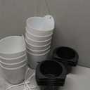 7 Pcs Plastic Wall Hanging Plant Flower Pot for Yard Garden Home