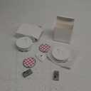 Jemay Smoke Detector, 10-Year Fire Detectors Photoelectric Smoke Alarm Low Battery Warning Test & Silence Button, Easy to Install Home Fire Alarm for Kitchen Bedroom, 2 Pack