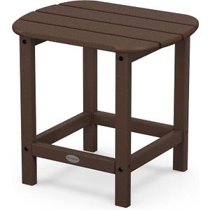 POLYWOOD SBT18MA South Beach 18" Outdoor Side Table, Mahogany