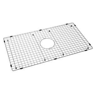 Serene Valley Sink Bottom Grid 22" X 14-1/2", Centered Drain with Corner Radius 3/8", Sink Protector SVH2215C