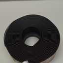 Stair Edge Protector 24 Ft - Black Rubber Edge Trim for Steps - Stair Nose Molding - Rubber Nose Trim - Fit for Indoor and Outdoor - Non Slip and Waterproof