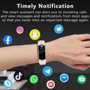Fitness Tracker with Heart Rate/Blood Oxygen/Sleep Monitor, 20+ Sports Modes Smart Watches for Women/Men, Activity & Step Tracker Smart Watch for Android/iOS Phones (Pink)