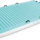 INTEX 56289EP Inflatable Floating Water Lounge: Soft Fabric Handles – Built-In Cup Holders – Secure Tie-Downs – 880lb Weight Capacity – 122" x 72" x 7"