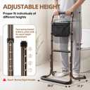 SPECILITE Stand Assist Aid for Elderly, 500Lbs Weight Capacity, 32.9'' - 35.8'' Height Adjustable Aluminum Alloy Mobility Aid, Couch Support & Walkers for Seniors, Handicaps