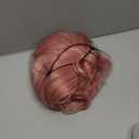 Haloo Pink Wigs with Bangs Long Wavy Layered Haircut Natural Looking Fluffy Synthetic Heat Resistant Hair Wig for Women Daily Party, 24 Inch