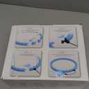 JKSHMYT Weighted Hula Circle Hoops for Adults Weight Loss, Infinity Fitness Hoop Plus Size 47 Inch, 24 Detachable Links, Exercise Hoop Suitable for Women and Beginners