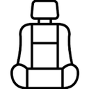 Grey Universal Seat Cover,  25*21 in