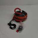 Synthetic Winch Rope 3/8" x 100'-23800 lbs Winch Line with Protective Sleeve,Forged Winch Hook,Safety Pull Strap go for 4WD Road Vehicle Truck SUV ATV UTVBlack Gray