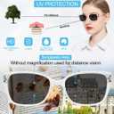 OCCI CHIARI Bifocal Reading Sunglasses Womems Big Blue Light Blocking Sun Readers Outdoor UV400 1.0 1.5 2.0 2.5 3.0 3.5(Clean 350+)