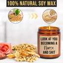 2 x Look at You Becoming A Nurse and Shit - Funny Nurse Candle - Nursing School Graduation Candle Gift - New Nurse Gift - Nurse Appreciation Gifts - Promotion Gifts for Women - Men - Coworker - Friends