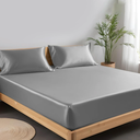 Click to see full view
4+
2 VIDEOS
	
	
LINENWALAS Fitted Sheet Only Viscose Derived from Bamboo, Bottom Sheet for King Size Bed – 16” Deep Pocket, All Around Snug Fit – Cooling, Breathable, Soft, Hypoallergenic (Light Grey, King)