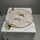 Traditional LED Floor Lamp with 350 Adjustable Swing Arm Lamp  Vintage Standing Pole lamp for Living Room, Bedroom and Office  Rustic Upright Floor Light for Home Dcor with Faux Silk Fabric Shade (Brown)