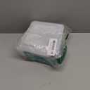 Silicone Freezer Tray for Soup Ice Cubes: 2-Cup Freezing Trays with Lid for Meal Prep - 4Pack Silicon Soup Portion Freeze Tray Make Stock Souped Ice Cube (Green+Blue+Aqua+Pink)