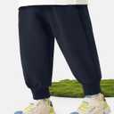 AMIYAN Toddler Sweatpants Boys Cotton Pants with Pocket and Decorative Drawstring Joggers Pants for Kids, 6Y