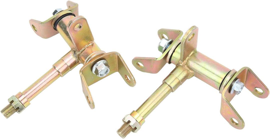 Front Steering Knuckle Spindle Set High Strength Aluminum Alloy Steel for ATV Go Karts UTV Quads