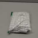 Homaxy 100% Cotton Kitchen Towels 4 Pack-15 X 25 Inches, Check Design Waffle Weave Hand Tea Towels, Super Soft and Absorbent Dish Towel for Drying Dishes, Light Grey