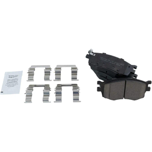 TRQ Front Brake Pads Ceramic Compatible with 2006-2011 Hyundai Accent Kia Rio Rio5