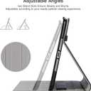 for iPad mini 5 2019/Mini 4 3 2 1 Case 7.9 Inch, Premium PU Leather Folio Stand Cover with Auto Wake/Sleep, Front Card Pocket for iPad mini 5th/4th/3rd/2nd/1st Generation, Navy Blue