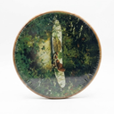 CUANFDDSF Vintage Moody Cottagecore Bathroom Round Wall Art Decor, Dark Academia Botanical Forest Shower Room Wall Hanging Frame Decor, Nature Flower Canvas Prints Decorations for Home Bedroom Living Room, 10x10 Inch