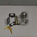 Kwikset 660 Deadbolt Deadbolt Lock, Matte Black Round Exterior Keyed Front Entry Door, Pick Resistant SmartKey Rekey Security, Single Cylinder Dead Bolt