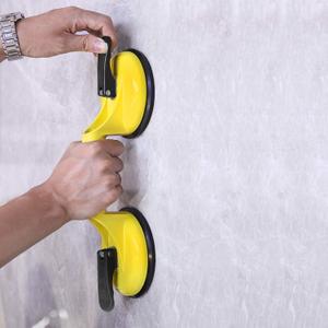 FCHO Suction Cups Heavy Duty Aluminum Vacuum Plate Handle Glass Holder Hooks to Lift Large Glass/Tile Lifter/Moving Glass/Pad for Lifting/Dent Puller 