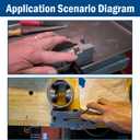 Manual Piston Ring Filer includes 120 Grit Carbide Grinding Wheel Replace 66785 66786