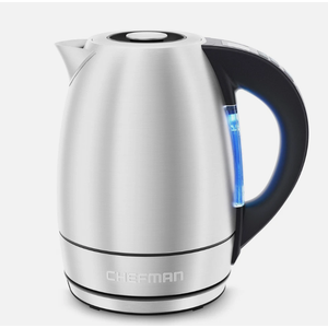 Chefman RJ11-18-SS Electric Kettle 1.8 Liter 1500W Rapid Boiling Stainless Steel