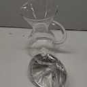 Yama Glass Yama Coffee Glass 20oz Pour Over Drip Pot With Reusable Stainless Steel Filter Cone, Glass Handle, Hand Blown in Taiwan