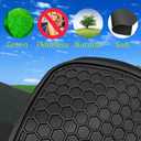 Car Floor Mats Custom Fit for Honda Fit 2009-2013 Black Rubber All Weather Protection Auto Floor Liners Heavy Duty Odorless