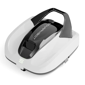 Cordless Robotic Pool Cleaner, Portable Swimming Robotic Pool Vacuum Self-Parking Technology,150Mins Runtime,Pool up to 900 Sq.Ft, Ideal for Above-Ground Pools