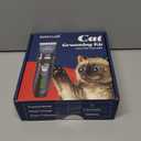 oneisall Quiet Cat Clippers for Matted & Long Hair, 2-Speed Cordless Pet Shaver Grooming Kit for Cats, Small Dogs & Animals (Blue)