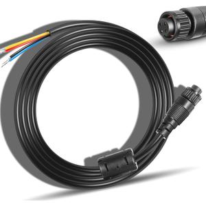 000-00128-001 4-pin Power Cord Fit for Simrad GO9/12, Vulcan 7/9/12, NSS EVO3, ZEUS2,ZEUS3 for Power in, Power Control Bus and External Alarm (6.5 Feet)