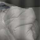 HYLEORY Queen Mattress Pad Quilted Fitted Mattress Protector Cooling Pillow Top Mattress Cover Breathable Fluffy Soft Mattress Topper with 8-21" Deep Pocket (White)