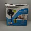 Comfort Zone Electric Oscillating Pedestal Fan, Stand Fan, 16 inch, 3 Speed, 90 Degree Oscillating Head, Adjustable Height and Tilt, Airflow 7.48 ft/sec, Ideal for Home, Bedroom & Office, CZST161BTEBK (Black)