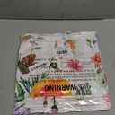 NIGHTWISH Outdoor Waterproof Pillow Covers 18x18 Set of 4 Spring Summer Floral Decorative Outdoor Throw Pillows Farmhouse Cushion Cases for Patio Furniture Bench Couch Sunbrella