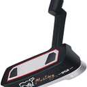 PGF Mustang Forged Blade & Mallet Plumber’s Neck Putter [Black] [Length:33"-34"-35"] Crafted with Precision