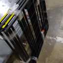 Amazon Basics Foldable Metal Platform Bed Frame with Storage Space, Sturdy Steel, No Box Spring Needed, 18 Inches High, Tool-Free Setup, Noise Free, King Size, Black