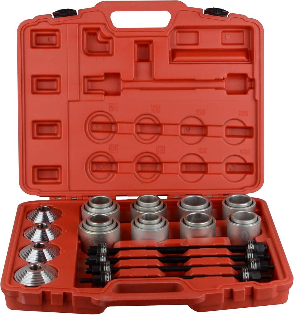 DAYUAN Pull and Press Sleeve Kit with 28 Pcs Universal Remove Bushes Bushing Bearings Seals Compatible with Most HGV and LCV Engines
