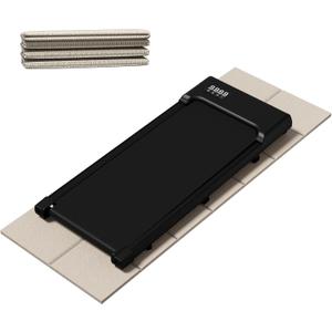 Treadmill Walking Pad Mat for Carpet, for Hardwood Floors, 68x24 Mat for Under Treadmill/Walking pad/Bike on Carpet, 1/4" Thick Exercise Equipment Mat, No Slip, Noise Shock Absorption (Beige)