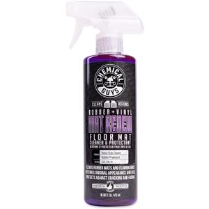 Chemical Guys Mat Renew Rubber and Vinyl Car Floor Mat Cleaner & Protectant - Cleans & Restores Rubber Liners, Running Boards, Safe for Cars, Trucks, SUVs, and More - 16 oz