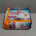 Simple Solution Disposable Dog Diapers, Female Dog Diapers, Puppy Potty Training, Incontinence and Heat Cycle Protection, Large Diapers for Dogs, 18-27 Inch Waist, 30 Count