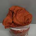 Bed Skirt Queen Size Ruffled Bed Skirt with Split Corners, 14 Inch Drop Dust Ruffle Bed Skirt with Platform, Rust, 14'' Queen